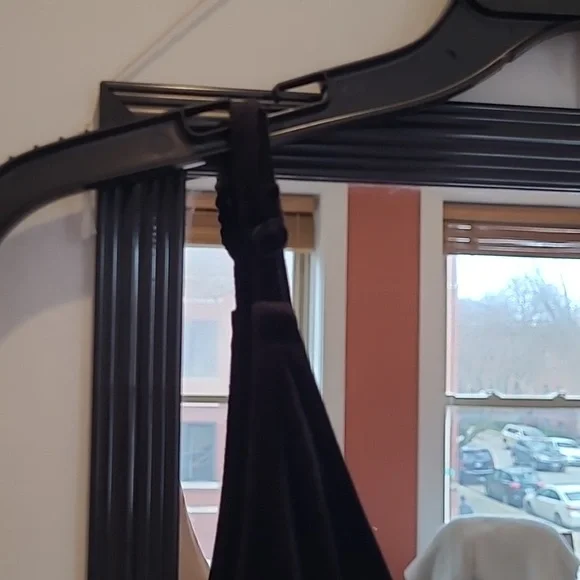 H&M Black Velvet Jumpsuit | Size 10 - Picture 6 of 9